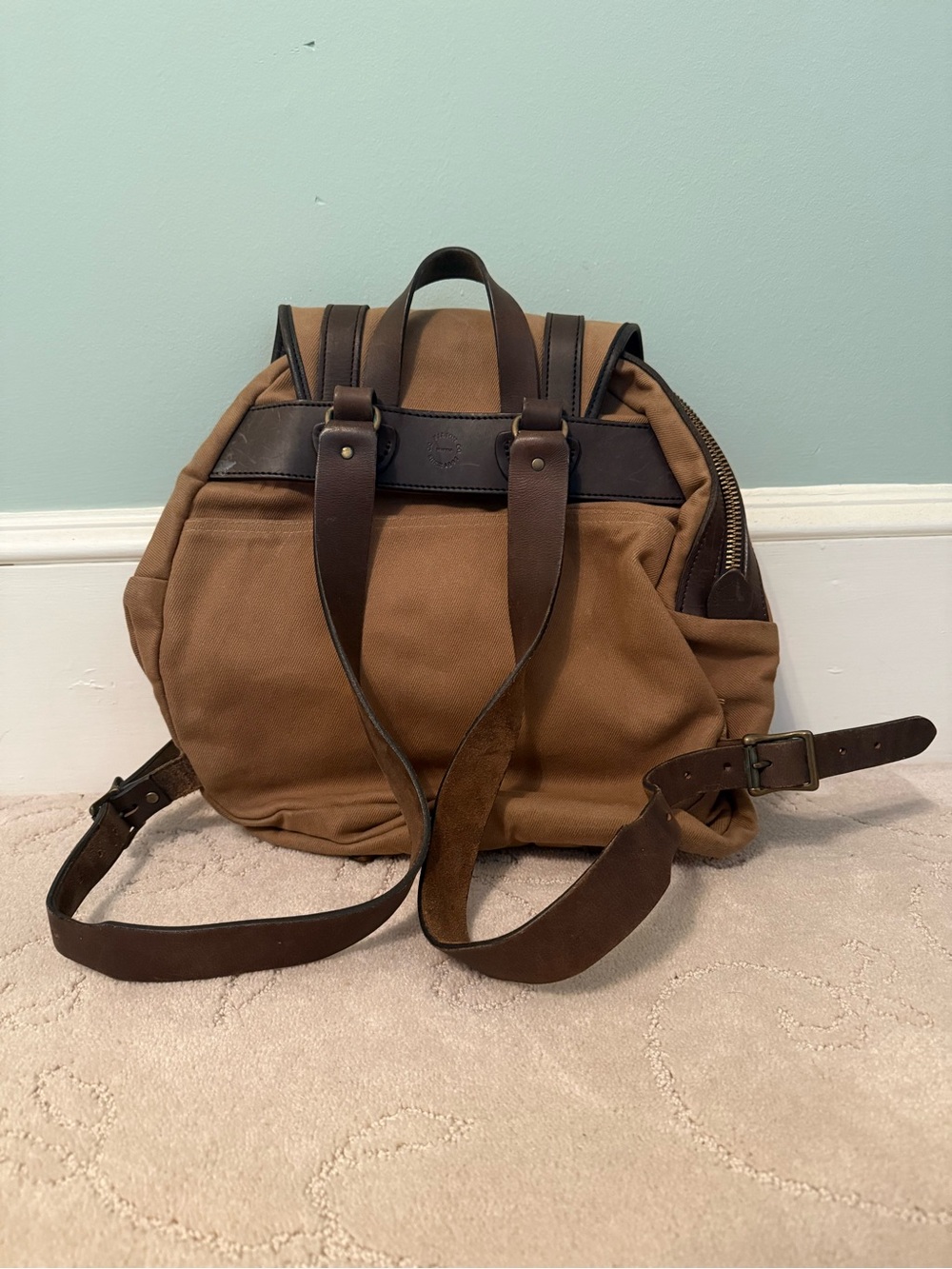 Vintage Filson Rugged Twill Rucksack Backpack – Made … - Gem